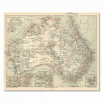 Оригинальная Карта Австралии. Дополнительное изображение