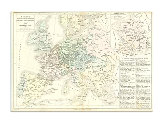 Антикварная карта Европы. Дополнительное изображение