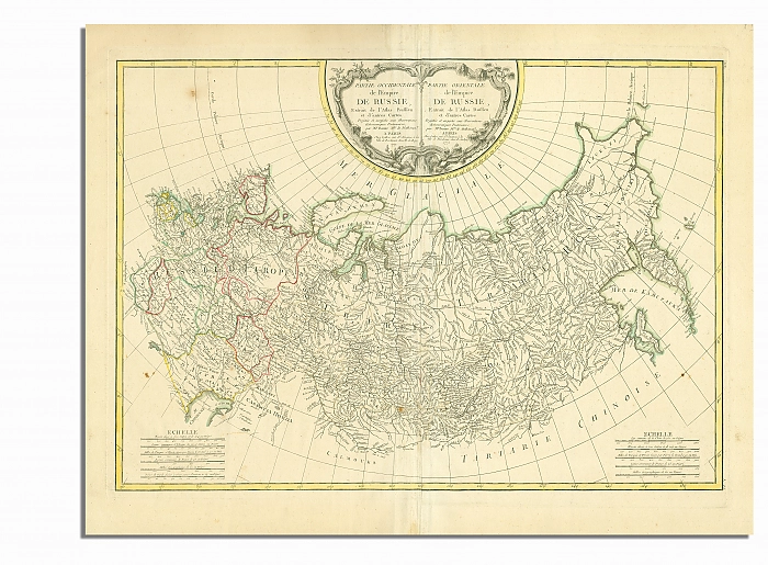 Генеральная карта российской империи 1734 высокого разрешения