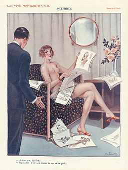 "Неопределенность" - антикварная страница журнала. Дополнительное изображение