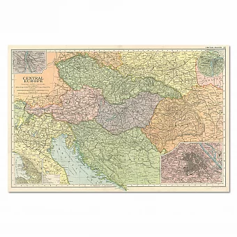 Антикварная карта - Центральная Европа. Дополнительное изображение