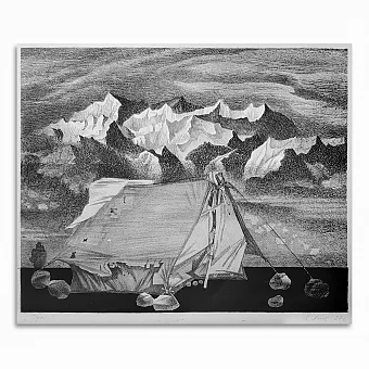 Оригинальная литография "Ода". Дополнительное изображение