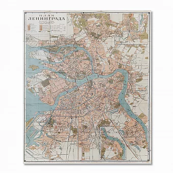Старинный План Ленинграда. Дополнительное изображение