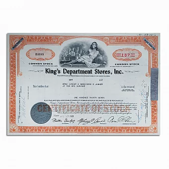 Акция (оригинал) King's Departament Stories. Крупная торговая сеть.. Дополнительное изображение