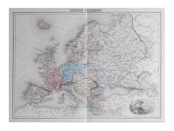 Оригинал политической карты Европы. Дополнительное изображение