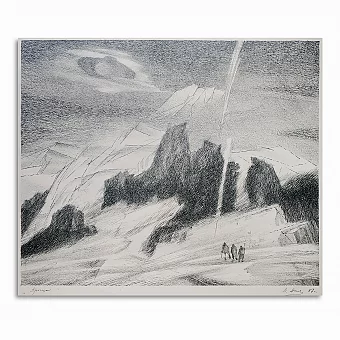 Оригинальная литография "Прощай". Дополнительное изображение