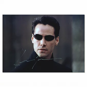 Автограф Киану Ривза - оригинальный экземпляр. Дополнительное изображение