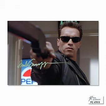 Автограф Арнольда Шварценеггера. Дополнительное изображение